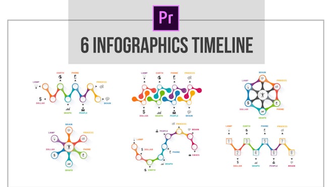 Timeline Array Partern Timeline Infographic Motion