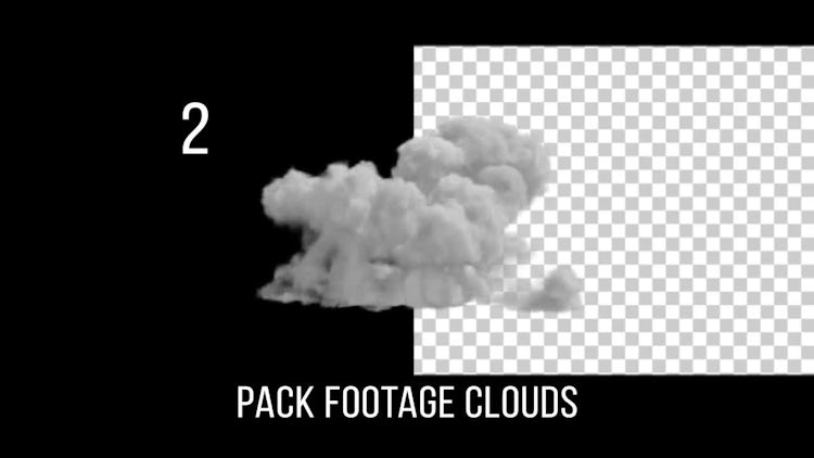 Cloud Footage Pack With Alpha Channel - Stock Motion  