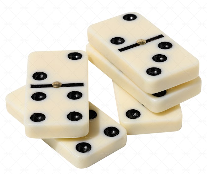 A Stack Of Dominoes - Stock Photos | Motion Array