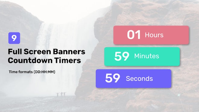 Counter Timers For Live Streaming - After Effects Templates