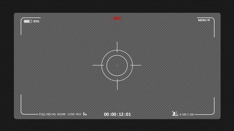 Camera Recording Screen 03: Stock Motion Graphics