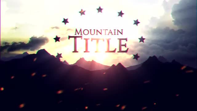 Mountain Title: After Effects Templates