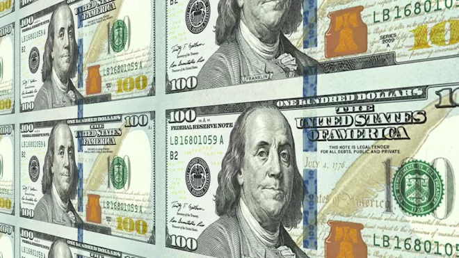 New 100 Dollar Bills Loop Stock Motion Graphics Motion Array