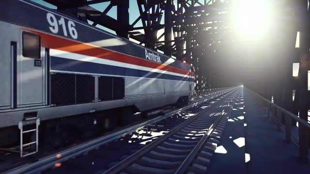 High-Speed Train: Stock Motion Graphics