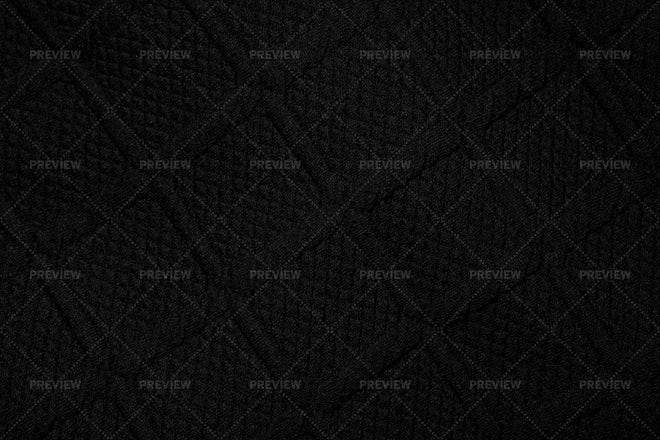 Quilted Velvet Diamond Noir -The Fabric Mill