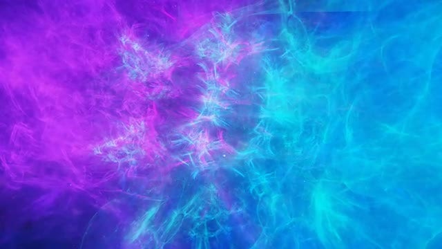 Looped Flying Through Space Nebula: Stock Motion Graphics