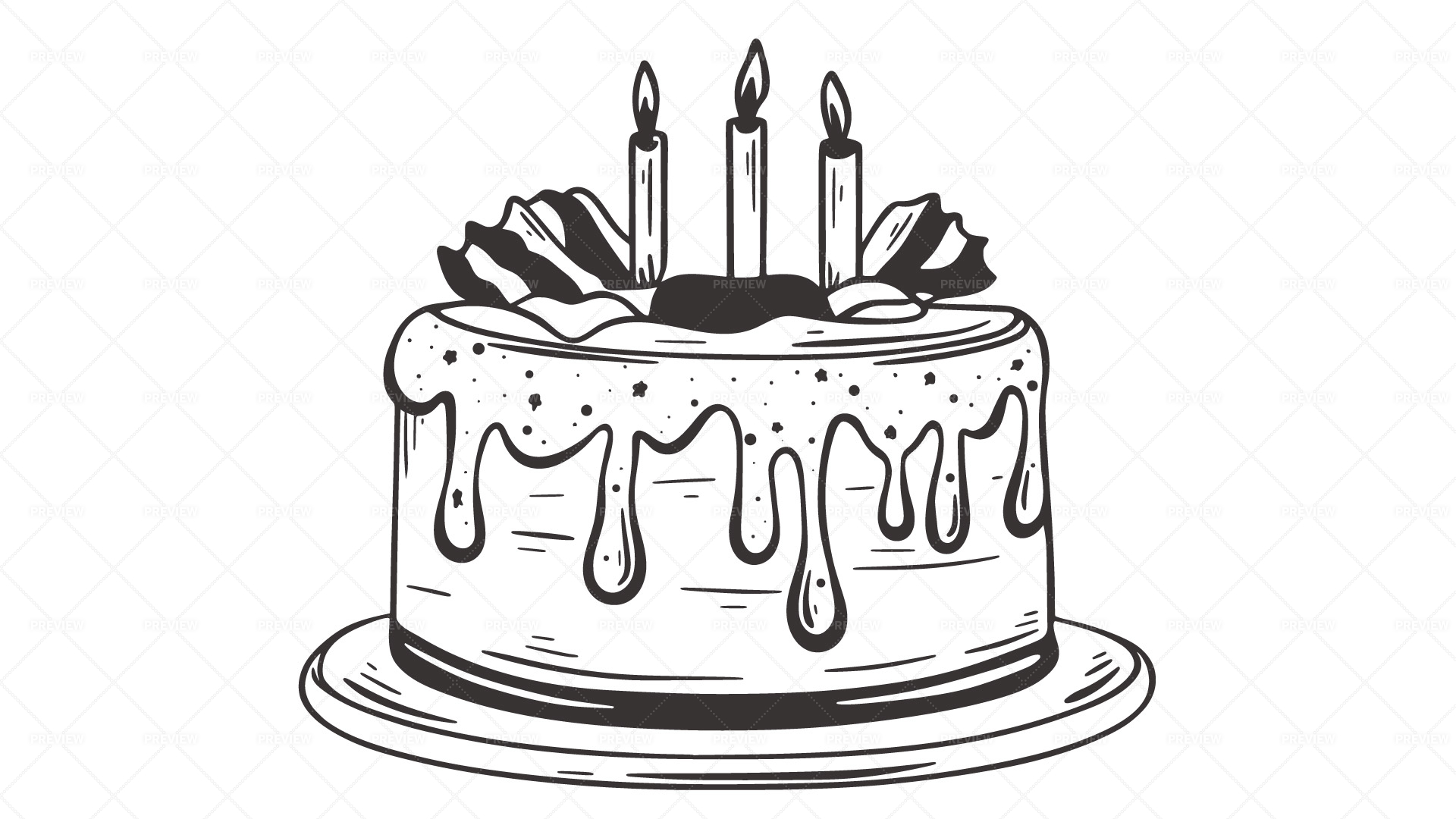 Birthday cake clipart. Free download transparent .PNG | Creazilla