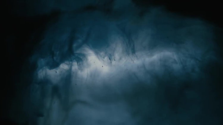 Dark Ink In Water: Stock Video