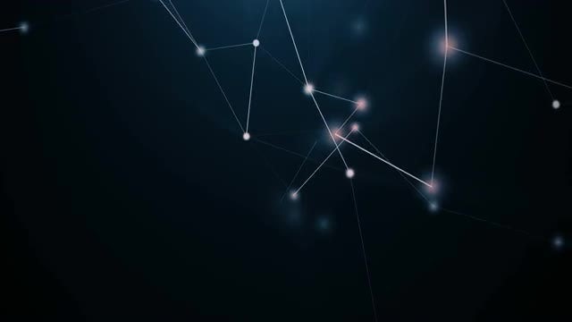 Dark-Blue Plexus Background: Stock Motion Graphics