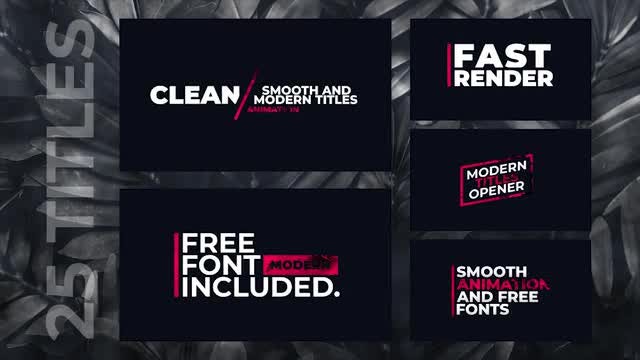 Colorful Corporate Titles Pack: After Effects Templates