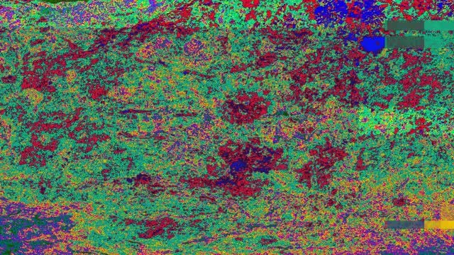 Glitch Patches Background: Stock Motion Graphics