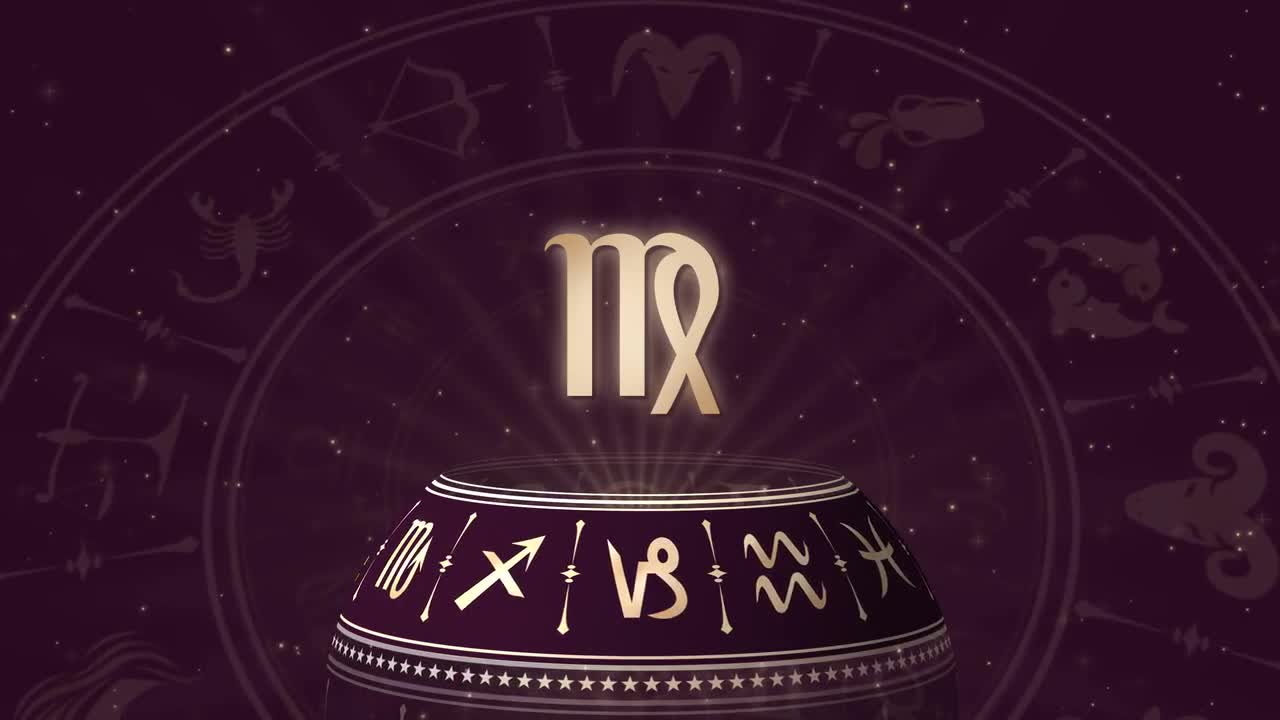 Zodiac Sign Virgo - Stock Motion Graphics | Motion Array