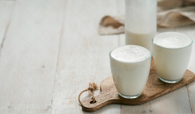 Probiotic Fermented Dairy Drink - Stock Photos | Motion Array