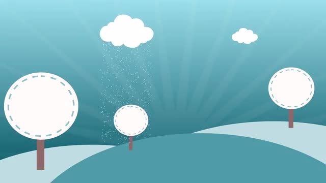 Kids' Winter Background: Stock Motion Graphics