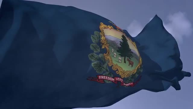 Vermont Flag: Stock Motion Graphics