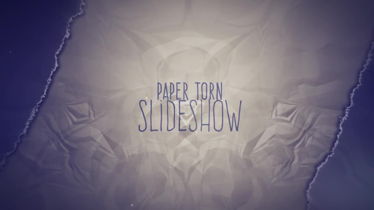Paper Torn Slideshow After Effects Templates Motion Array