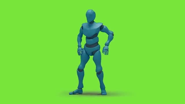 Bot Man Dancing Wave Hiphop: Stock Motion Graphics