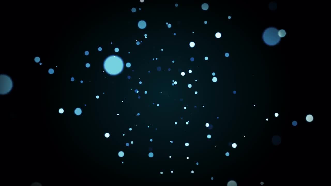 Romantic Blue Orbs Looping Background - Stock Motion Graphics | Motion ...