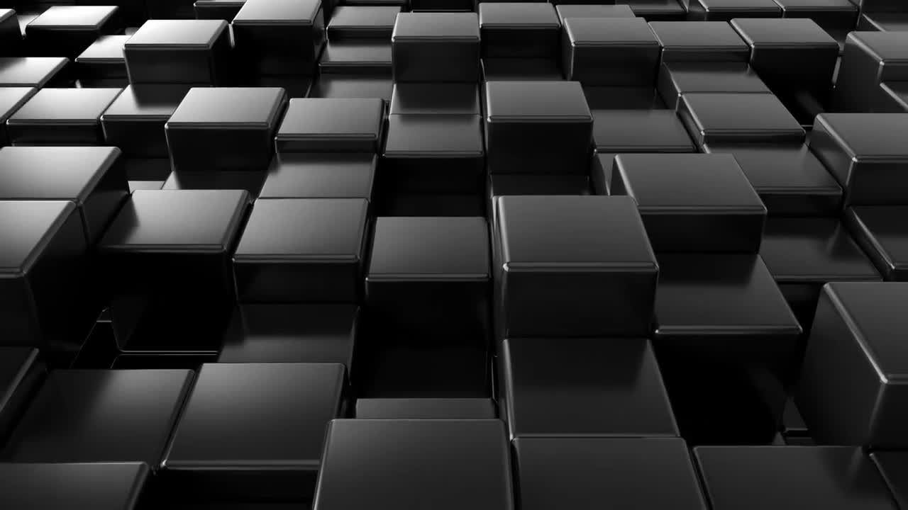 Black Cubes Background V2 - Stock Motion Graphics | Motion Array