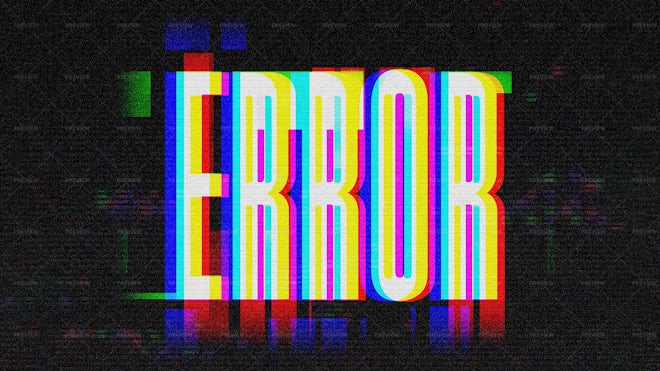 Glitch Text Effect - Graphics