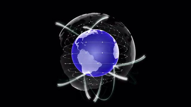 Earth Networking Technology Background - Stock Motion
