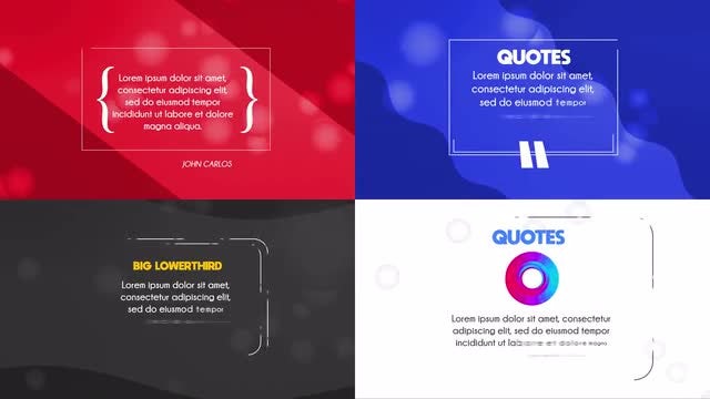 Clean Quotes Pack: After Effects Templates