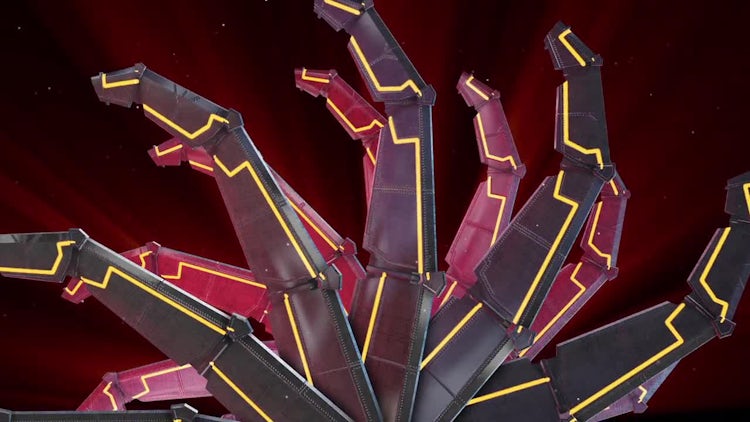 Abstract Background With Fan Blades: Stock Motion Graphics