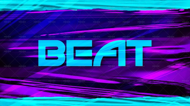 Neon Beat Text Effect - Graphics | Motion Array