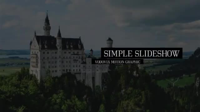 Simple Slide Show: After Effects Templates