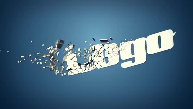 Logo Shatter Reveal: After Effects Templates