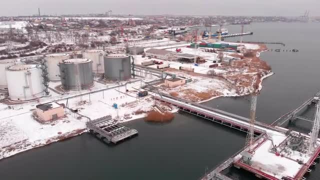 Oil Terminal: Stock Video