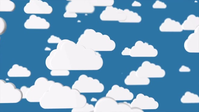 pictures of blue sky and clouds clipart