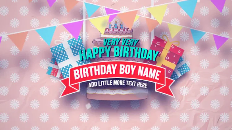 Template After Effects Happy Birthday