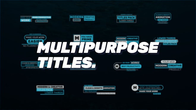 Multipurpose Titles Freebies template preview