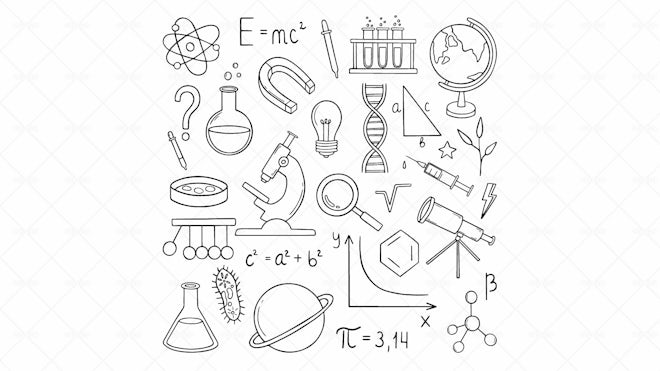 30 Science Illustrations - Graphics | Motion Array