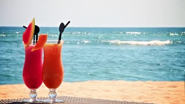 Two Cocktails: Stock Video