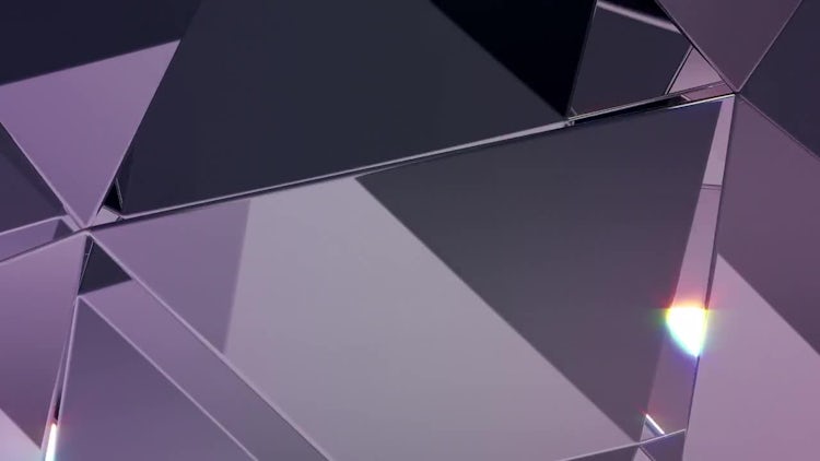 Diamond Refraction Loop BG: Stock Motion Graphics