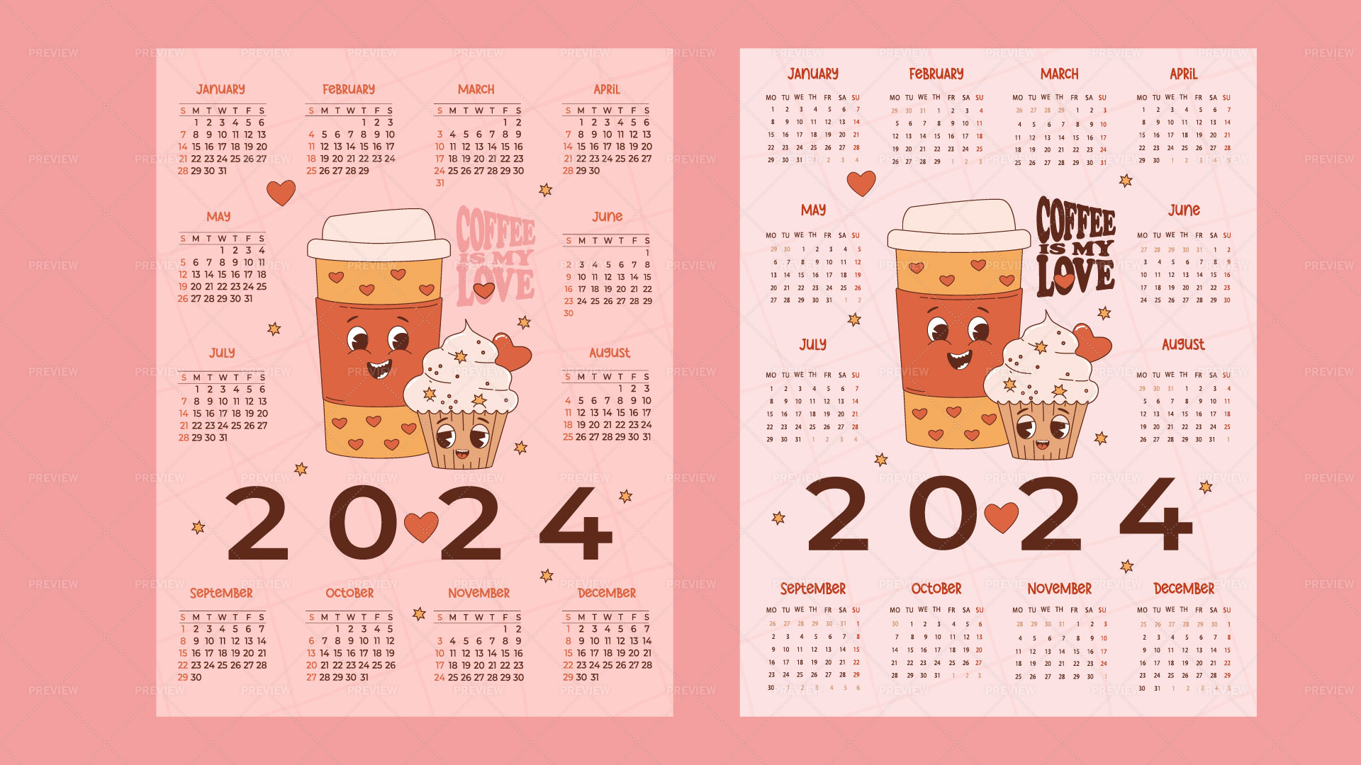 2 Romantic Coffee 2024 Annual Calendar Graphics Motion Array   Preview 1779767 S8Y9igHZf4OmZSlw Large 