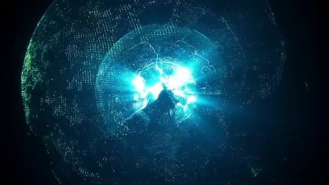 Shiny Rotation Earth: Stock Motion Graphics