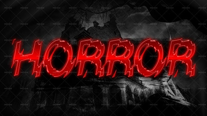 Horror Text Effect - Graphics | Motion Array