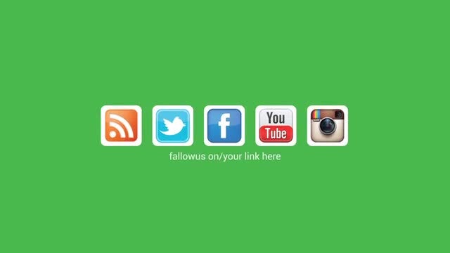 Social Logo Reveal: After Effects Templates