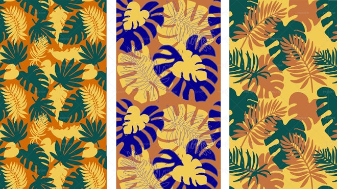 tropical leaf patterns