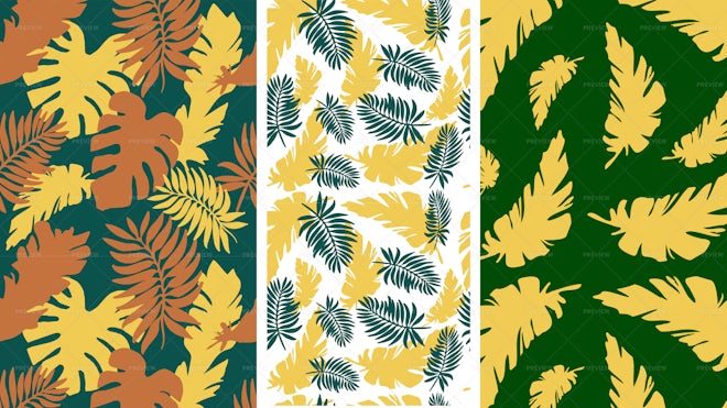 tropical leaf patterns