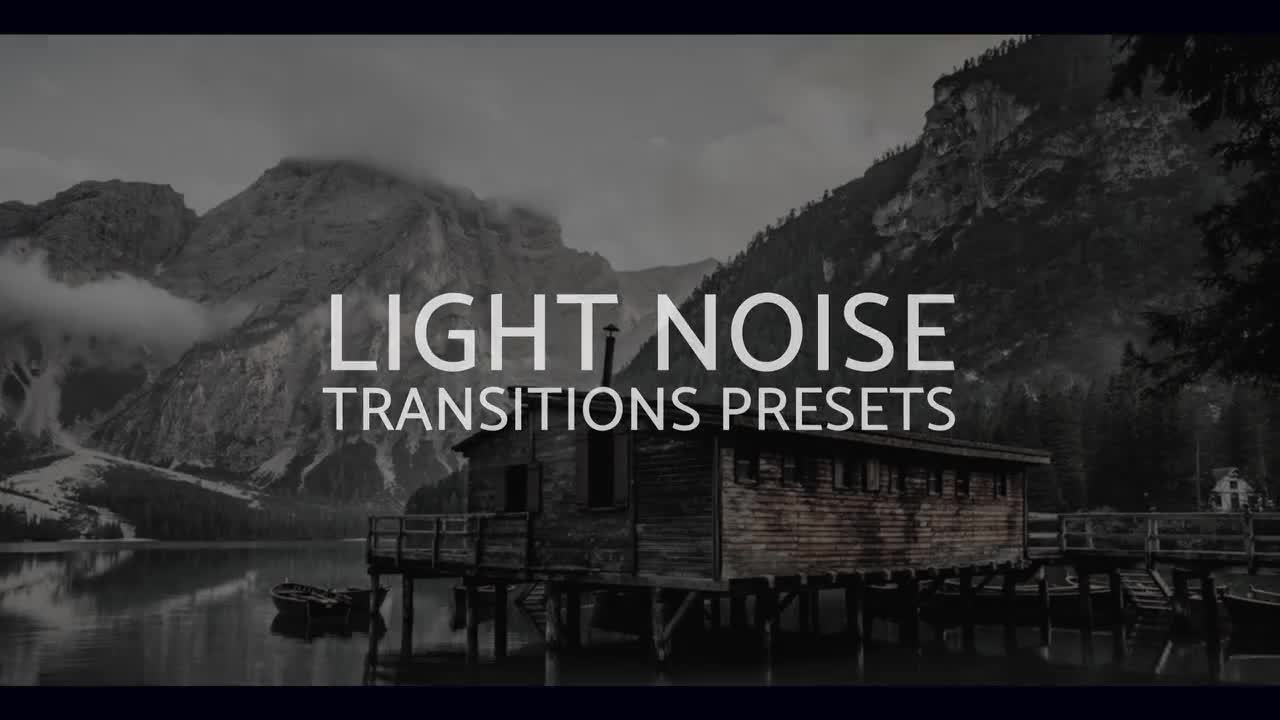 Light Noise Transitions Presets Premiere Pro Presets Motion Array