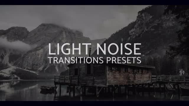 Light Noise Transitions Presets: Premiere Pro Presets
