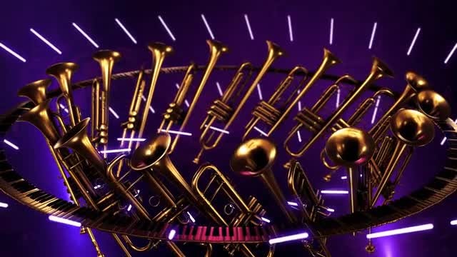 Music Production Background 3 Loop: Stock Motion Graphics