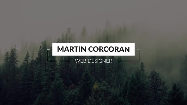 Clean Minimal Titles - 2: After Effects Templates