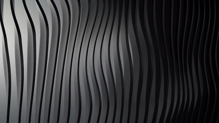 Abstract Black Glossy Stripes Background: Stock Motion Graphics
