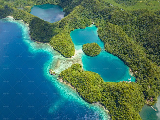 Beautiful tropical island Stock Photo