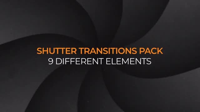 Camera Shutter Transitions Pack: Stock Motion Graphics